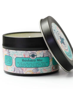Rainforest Mist 2oz. Candle Travel Tin