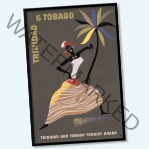 vintage caribbean travel posters