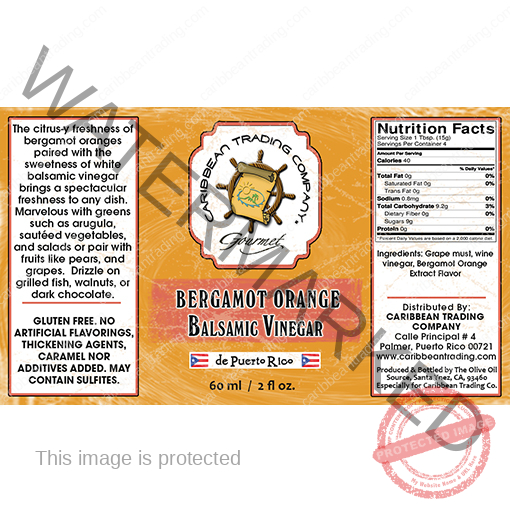 Bergamot Orange White Balsamic Vinegar - Image 2