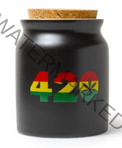 420 Rasta Color Stash Jar