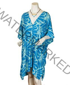 One Size Blue Shells Cover Up