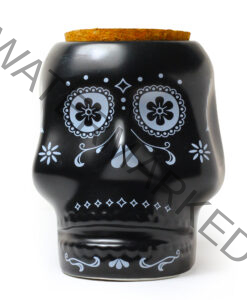 Skull Stash Jar - Black