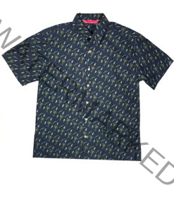 Pineapple-Palms-Caribbean-Button Down Shirt