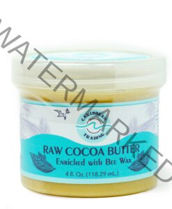 Raw Cocoa Butter Enriched with Beeswax - 4 oz.