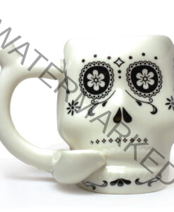 White Skull Mug