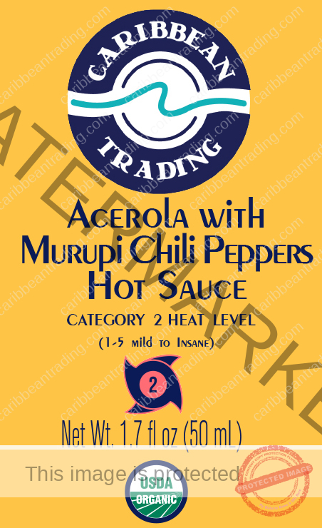 Organic Acerola and Murupi Chili Pepper Hot Sauce