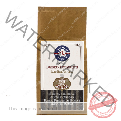 Dominican Single Origin Arabica Coffee Aged-Rum Flavored 8.8 oz.