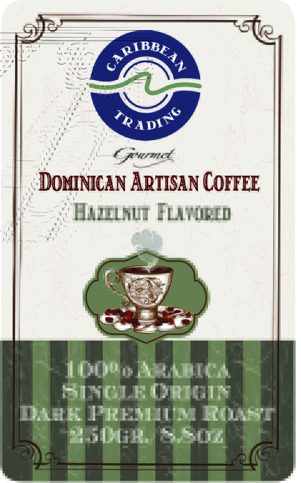 Dominican Single Origin Arabica Hazelnut Flavored 8.8 oz. - Image 2