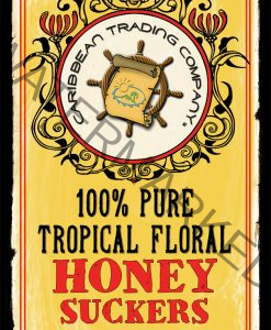100 % Pure Tropical Floral Honey Suckers with Habanero