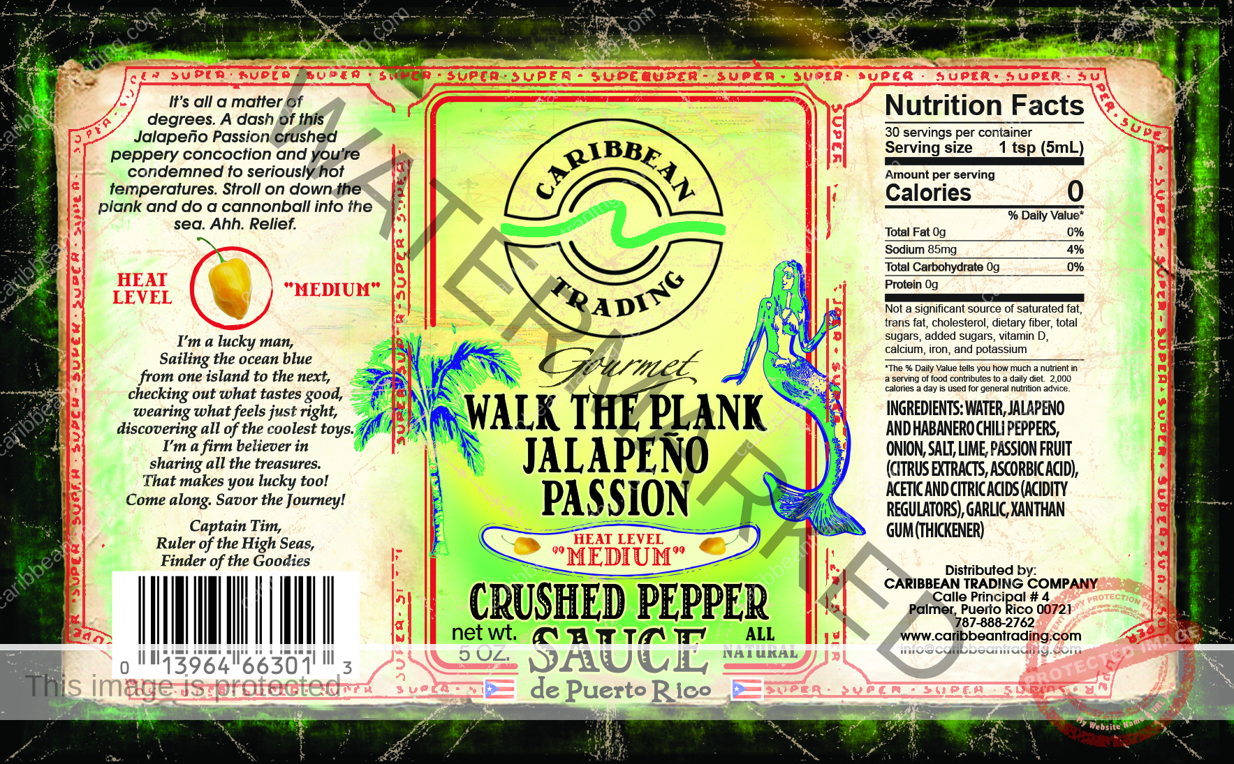 Walk the Plank Jalapeño Passion Crushed Pepper Sauce - Image 2