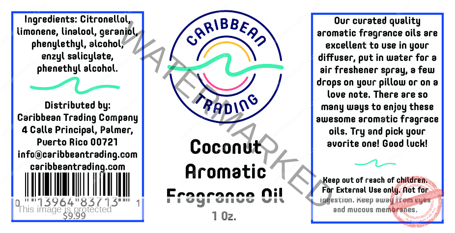 Coconut Fragrance Oil 1oz. - Image 2