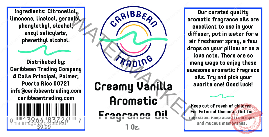 Creamy Vanilla Fragrance