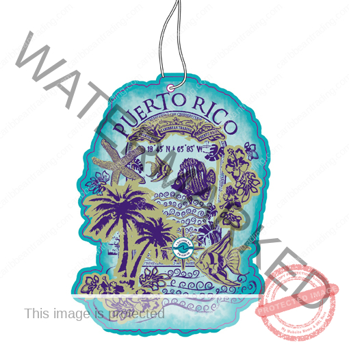 Tropical Air Freshener-Puerto Rico Fish