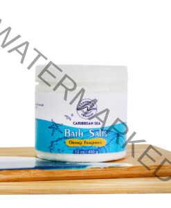 Caribbean Sea Bath Salts w/Orange 12 oz.