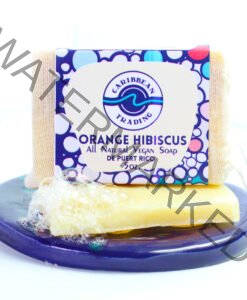 Orange Hibiscus Handmade All Natural Vegan Aloe Soap