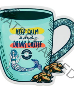 Mini Sticker Coffee Cup