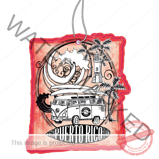 Tropical Air Freshener-VW Bus