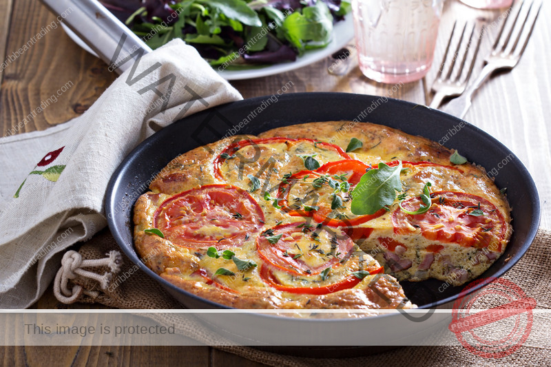 Ham and cheese Frittata