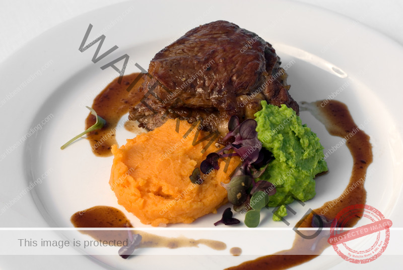 jerk steak spiced filet mignon