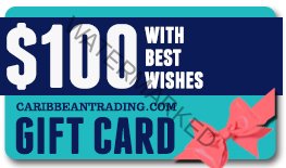 Caribbean Trading Stores $100 Gift Card for Puerto Rico vacation