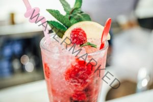 raspberry mojito