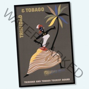 vintage caribbean travel posters